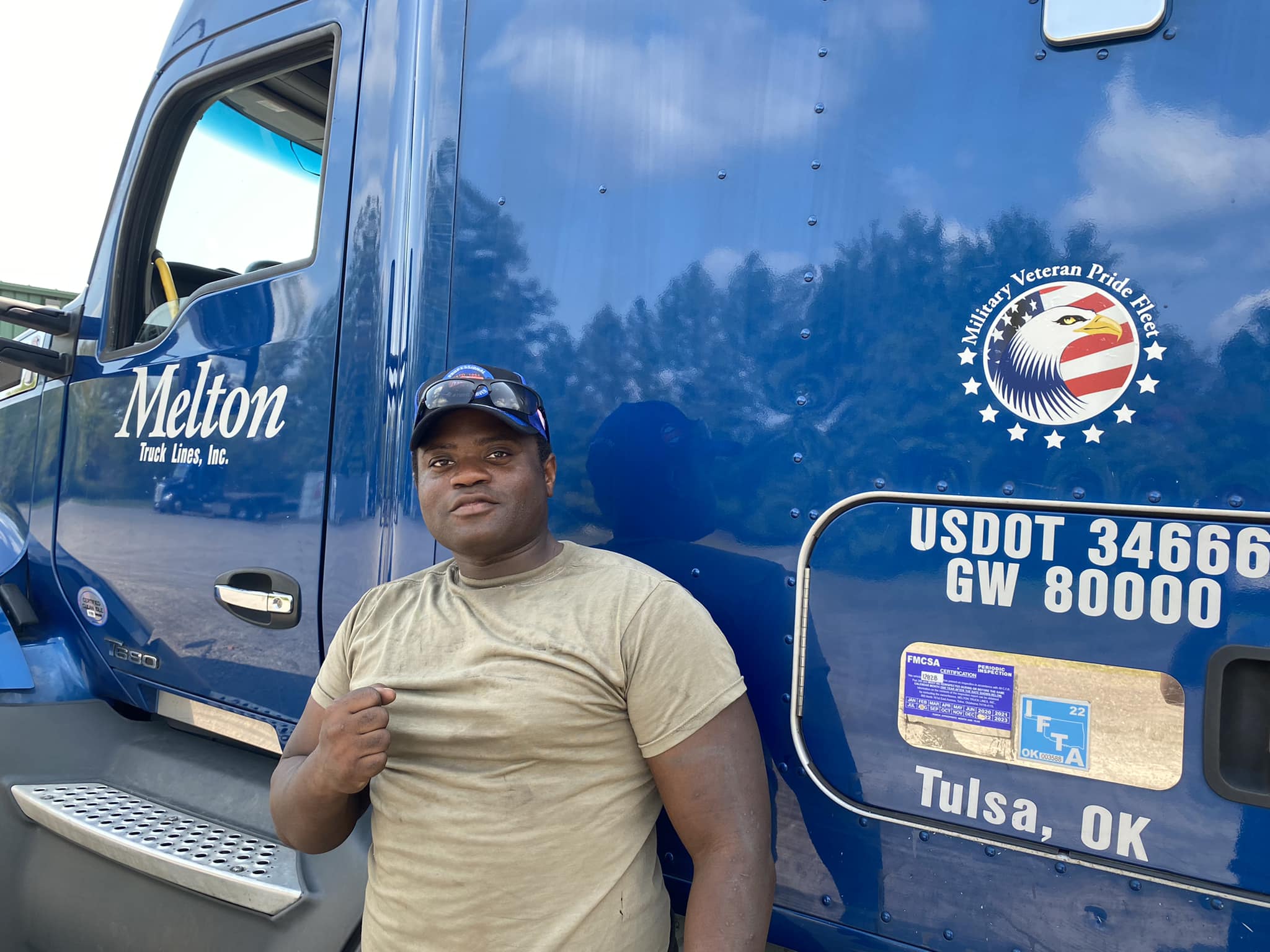 Melton is one of the best trucking companies for military veterans.