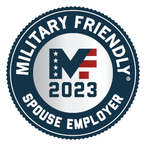 Military Friendly Spouse Employer 2023 award.