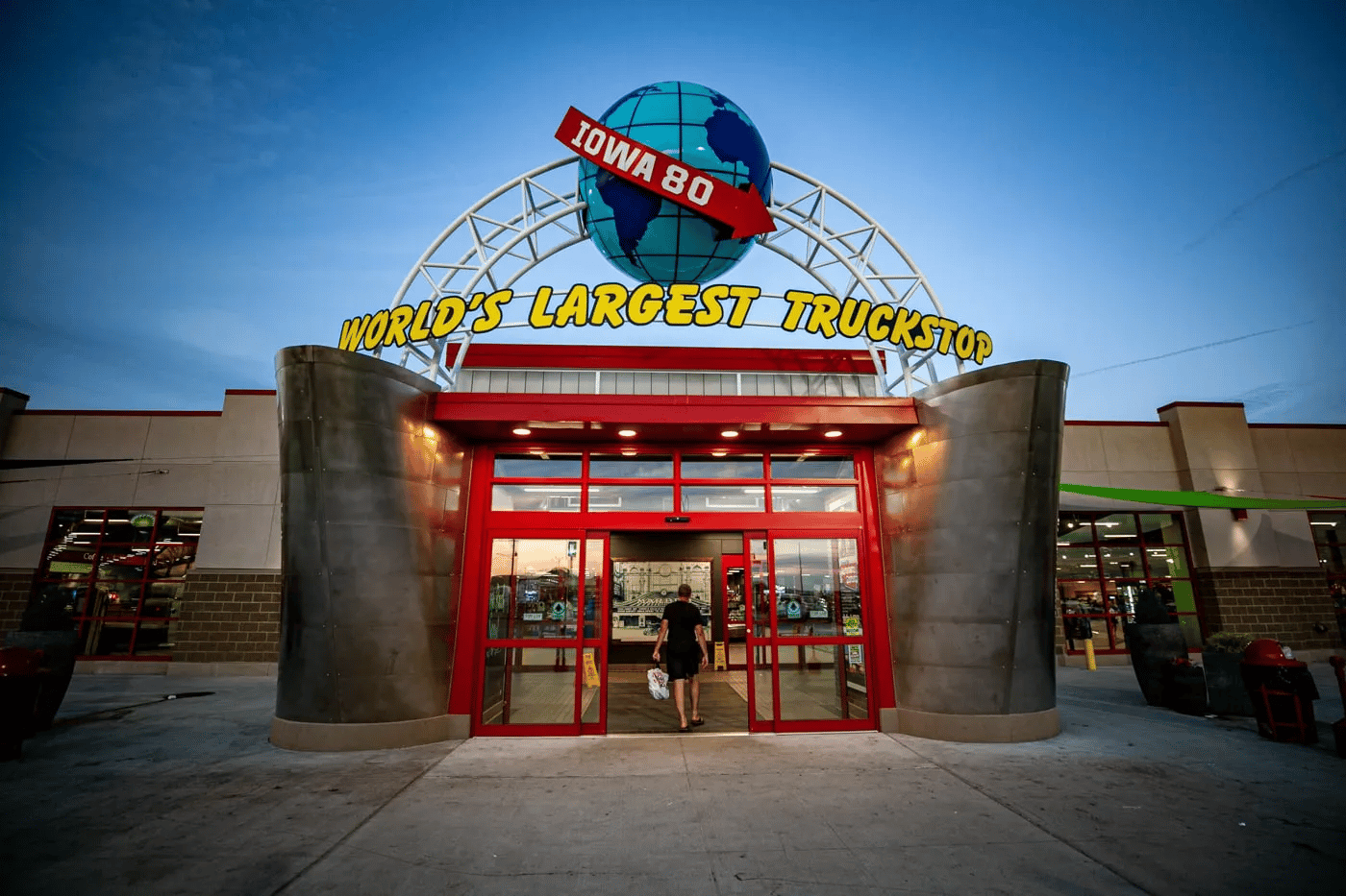 A photo of Iowa 80, the world's largest truck stop