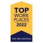 Oklahoman top workplaces award logo