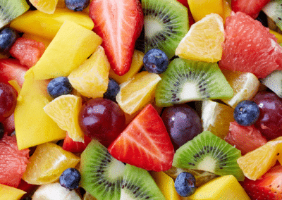 Fruit salad as a healthy meal for drivers