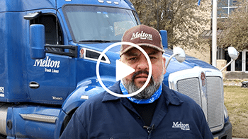 Link to a video of a veteran truck driver describing his experience at Melton