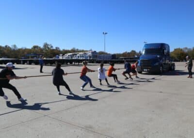Every year, Melton hosts a friendly competition between departments to raise money for United Way. This truck pull was one of many events!