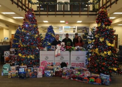 Last Christmas, we hosted a toy drive for families in need over the holiday season.