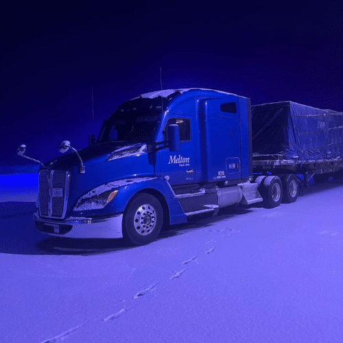 Driver sitting at the wheel