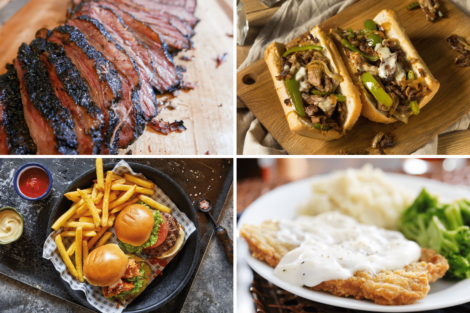 Popular dishes from a variety of restaurants